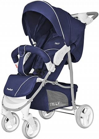 Коляска прогулочная «книга» Baby Tilly Twist T-164 (cobalt blue)
