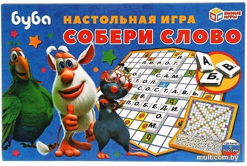 Развивающая игра Умные игры Буба. Собери слово 4680107907660
