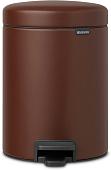 Мусорное ведро Brabantia Pedal Bin NewIcon 5 л (минерально-коричневый)