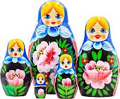 Развивающая игра Брестская Матрешка В сарафане с розами (набор 5 шт)