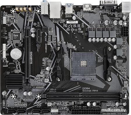 Материнская плата Gigabyte B450M K (rev. 2.0)