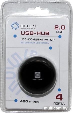 USB-хаб 5bites HB24-200BK