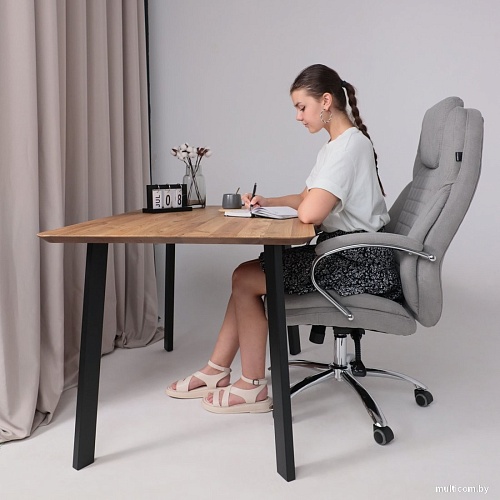 Офисное кресло AksHome Paradis (ткань, светло-серый)