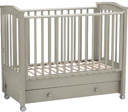 Классическая детская кроватка Nuovita Perla Solo Swing (муссон)