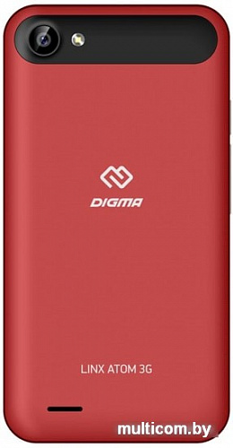 Смартфон Digma Linx Atom 3G (красный)