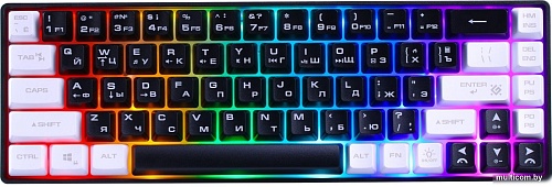 Клавиатура Defender Aris GK-349 (черный/белый)