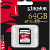 Карта памяти Kingston Canvas React SDR/64GB SDXC 64GB