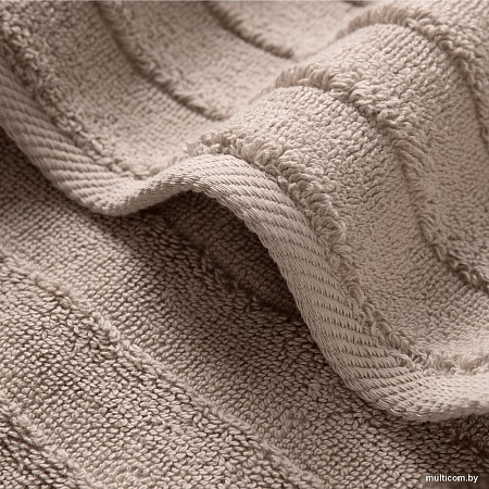 Полотенце Verossa Steps texture 70x140 (кофе)