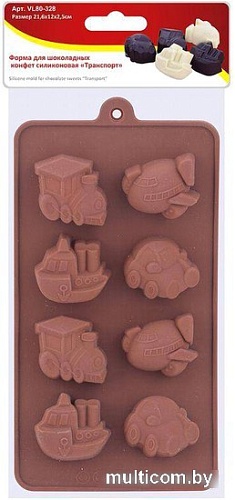 Мини-формочка Мультидом Транспорт VL80-328