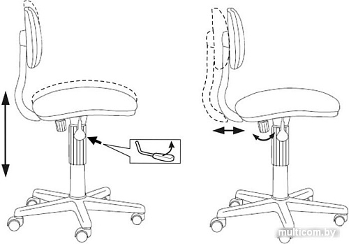 Кресло Бюрократ CH-201NX/Military