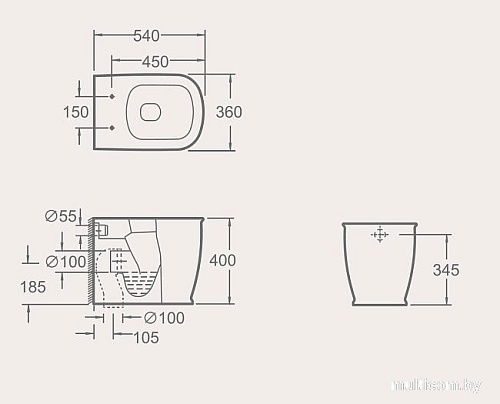 Maxonor Pure Life Reina PL-TOF-R02-18