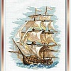 Набор для вышивания Риолис Корабль 479
