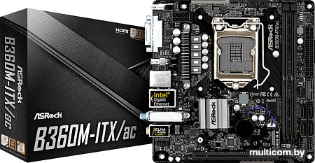 Материнская плата ASRock B360M-ITX/ac