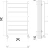 Полотенцесушитель TERMINUS Евромикс П8 500x800 (RAL 9005 матовый)