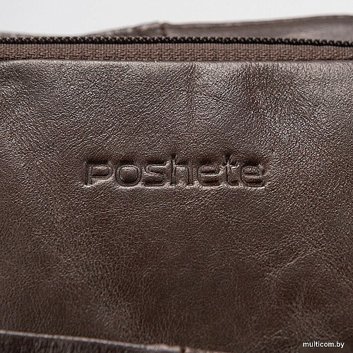 Мужская сумка Poshete 252-22333-2-BRW (коричневый)