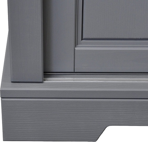 Шкаф-витрина Диприз Lakeview 2 двери Д.30028.1 (бейц винтаж)