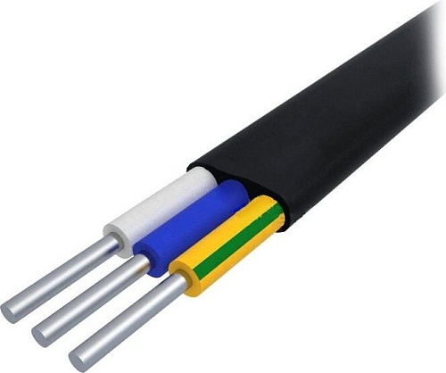 Кабель силовой БелРоскабель АВВГ-П 3х2.5