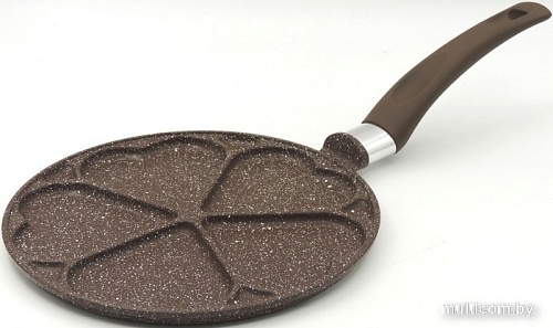 Блинная сковорода Victoria АЛА240 MR0224HBR (сердечки)