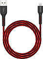 Atomic Flexstick Game+ 30.327 USB Type-A - Lightning (1.5 м, черный/красный)