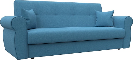 Диван Лига диванов Лига-019 книжка 125611 (рогожка амур голубой)