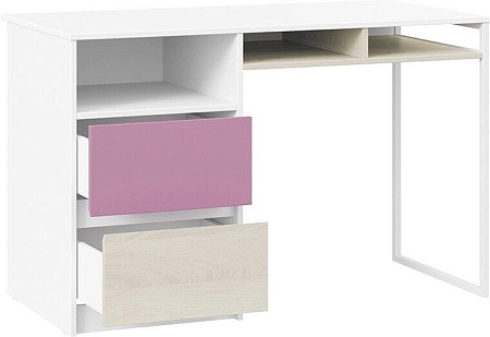 Стол Трия Сканди ТД-386.15.02-20 (дуб гарден/белый/лиловый)