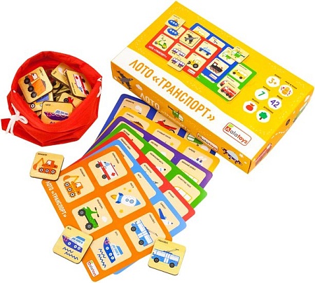 Развивающая игра Alatoys Лото Транспорт ЛТ13
