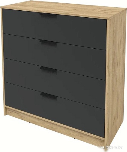 Комод Интерлиния Концепт КТ-К100 (антрацит/дуб золотой)
