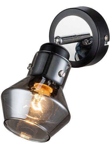 Спот Escada 593/1A (черный/хром)