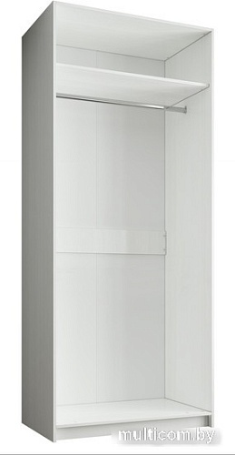 Шкаф-гармошка Евва Лайн ЛН-2D.220.60(1Z/1Z) (бодега белый)