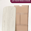 Столешница Millwood Закругленная 105x60x1.8 (дуб белый Craft)