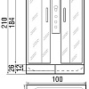Душевая кабина River Nara 100/80/26 MT R