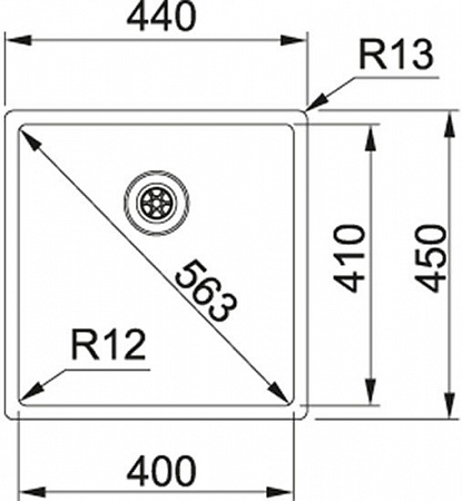 Кухонная мойка Franke Box BXX 210/110–40 127.0453.654