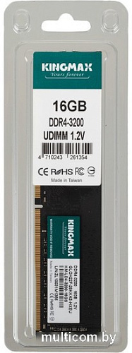 Оперативная память Kingmax 16ГБ DDR4 3200 МГц KM-LD4-3200-16GS