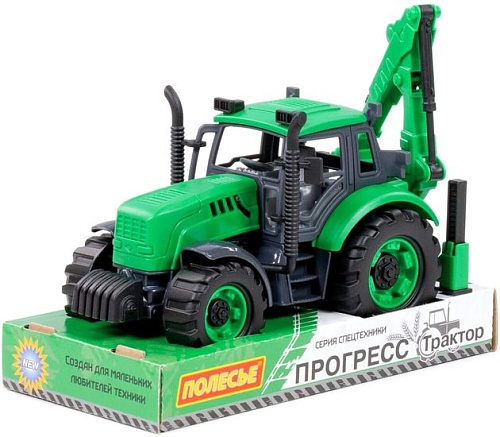 Экскаватор Полесье Прогресс 94612 (зеленый)