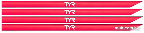 Резинка для лопаток TYR Silicone Replacement Straps LHPSILST/610 (красный)