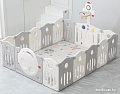 Игровой манеж UNIX kids SUPREME Space 200x200 Grey