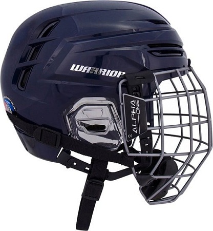 Cпортивный шлем Warrior Alpha One Combo L (синий)