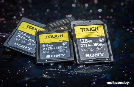 Карта памяти Sony SF-M Tough SDXC 128GB