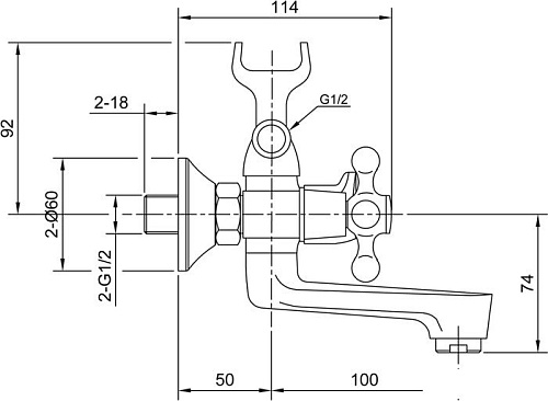 Смеситель Eleanti Opal 0402.896