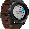 Умные часы Garmin Fenix 5X Plus Sapphire (серый/коричневый кожаный)