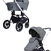 Универсальная коляска Rant MOWbaby Zoom PU (2 в 1, silver grey)