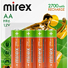 Аккумулятор Mirex AA 2700mAh 4 шт HR6-27-E4