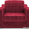 Кресло-кровать Мебель-АРС Барон №4 (бархат, красный Star Velvet 3 Dark Red)