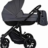 Универсальная коляска Indigo Coin (3 в 1, темно-серый)