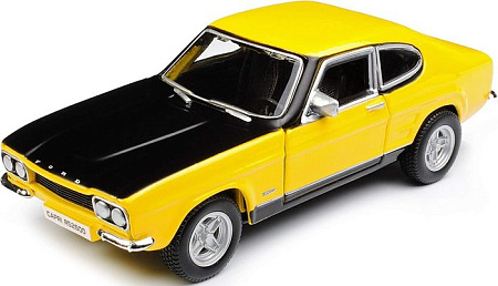 Игрушечный транспорт Bburago Ford Capri RS2600 1970 18-43207 (желтый/черный)