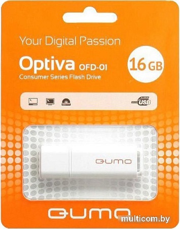 USB Flash QUMO Optiva 01 16GB (белый)