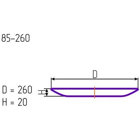 Набор тарелок NiNaGlass Древо 2 85-282-26 4840165133 (2 шт)
