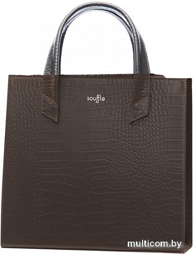 Женская сумка Souffle 124 1245011 (серый/теплый кайман/эластичный)