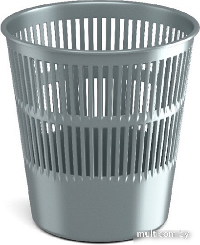 Корзина для бумаг Erich Krause Classic 9 л 55937 (серебряный)