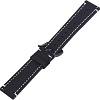 Ремешок Rumi кожаный Leather GT3 20 мм (матовый черный)